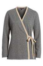 Women's Eileen Fisher Side Tie Cashmere Blend Cardigan