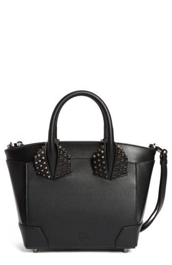 Christian Louboutin Large Eloise Studded Calfskin Satchel - Black