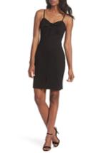 Women's Adelyn Rae Raynelle Tie Front Sheath Dress - Black