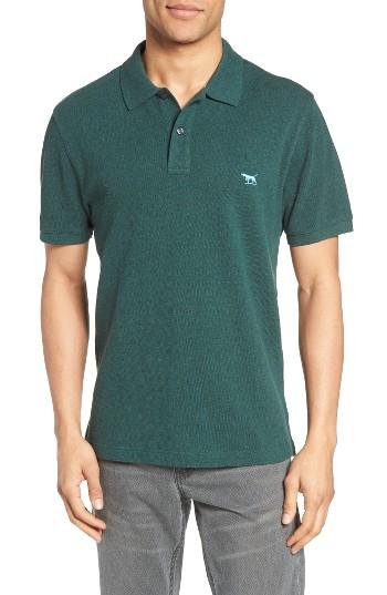 Men's Rodd & Gunn 'the Gunn' Pique Sports Fit Cotton Polo, Size - Green