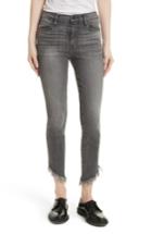 Women's Frame Le High Shredded Skinny Jeans - Grey
