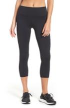 Women's Under Armour Mirror High Rise Crop Leggings - Black