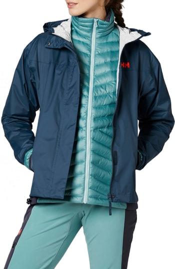 Women's Helly Hansen Waterproof Loke Jacket - Blue/green