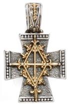 Women's Konstantino 'hebe' Etched Maltese Cross Pendant