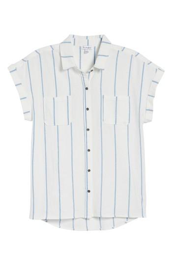 Women's Love, Fire Stripe Cap Sleeve Top
