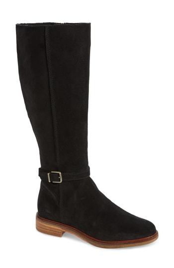 Women's Clarks Clarkdale Clad Boot .5 M - Black