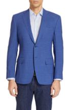 Men's Canali Siena Classic Fit Wool Sport Coat Us / 48 Eu R - Blue