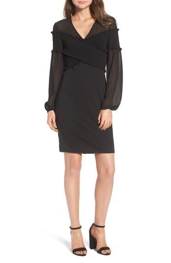 Women's Lost Ink Body-con Dress, Size - Black