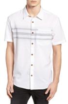 Men's O'neill Lariat Stripe Woven Shirt - White