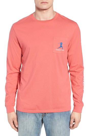 Men's Vineyard Vines Wind Up Shot Pocket T-shirt - Red