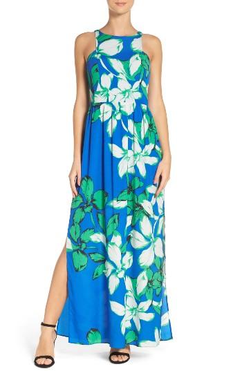 Women's Chelsea28 Cutaway Shoulder Maxi Dress - Blue
