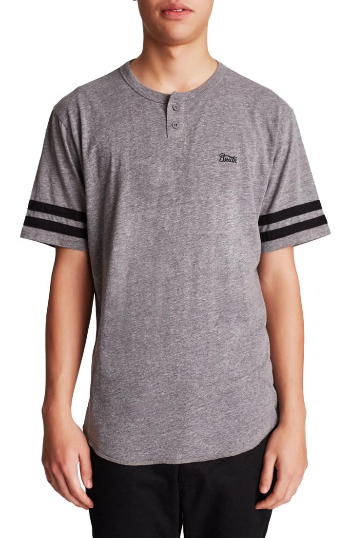Men's Brixton Potrero Ii Varsity Henley T-shirt