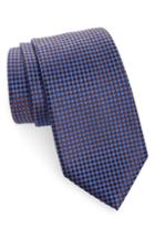 Men's Nordstrom Men's Shop Alana Geometric Silk Tie, Size - Black