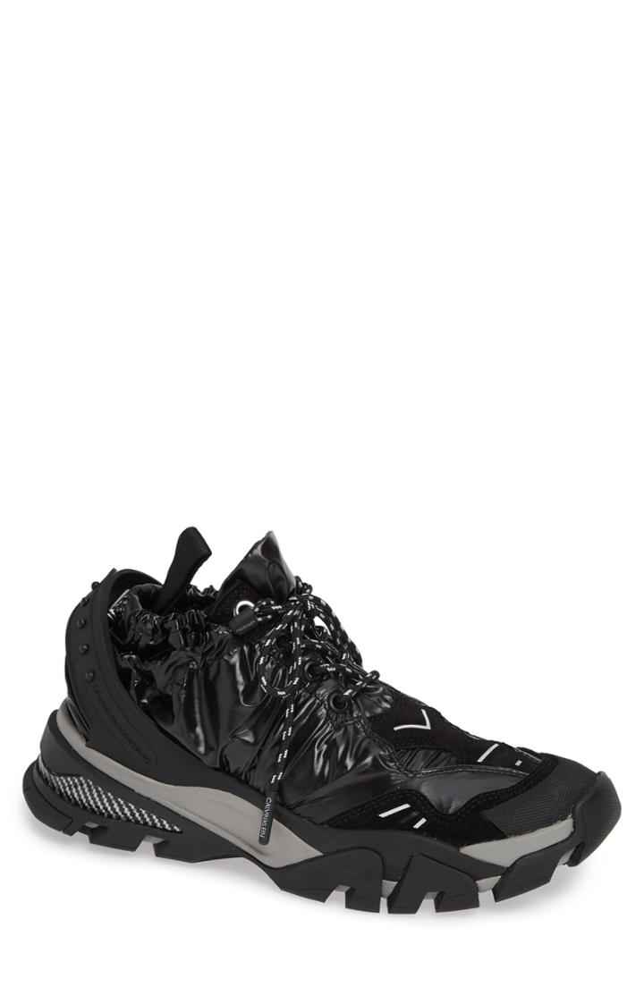 Men's Calvin Klein 205w39nyc Carsdat 10 Elastic Sneaker Us / 42eu - Black