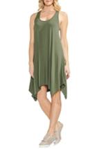 Women's Vince Camuto Handkerchief Hem Tank Dress, Size - Green