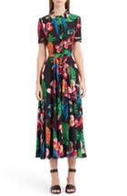 Women's Valentino Tropical Dream Print Silk Dress
