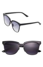 Women's Sunnyside La 61mm Angular Sunglasses - Black