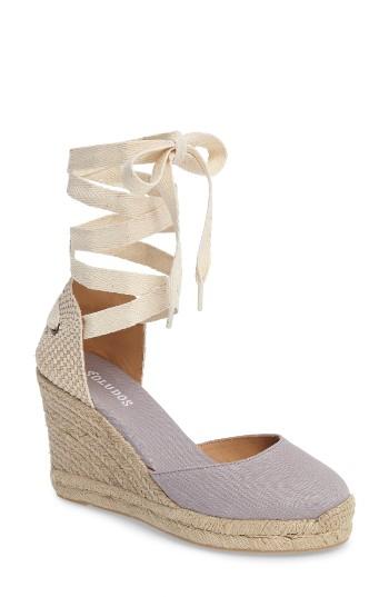 Women's Soludos Milos Wedge Espadrille .5 M - Grey