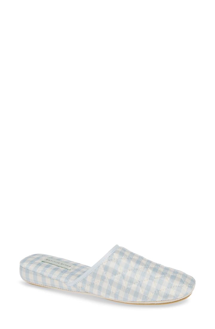 Women's Patricia Green Sari Slipper M - Blue
