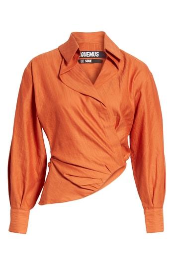 Women's Jacquemus Sabah Blouse Us / 36 Fr - Orange