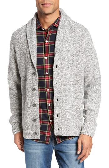 Men's Bonobos Shawl Collar Cardigan - Grey