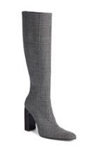 Women's Balenciaga Prince Of Wales Knee High Boot Us / 36eu - Grey