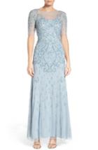 Women's Adrianna Papell Embellished A-line Gown - Blue