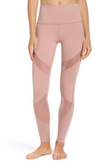 Women's Zella Knock Out High Waist Leggings, Size - Pink