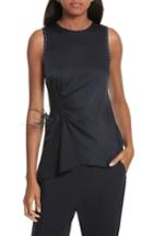 Women's 3.1 Phillip Lim Feather Detail Silk Tank - Blue