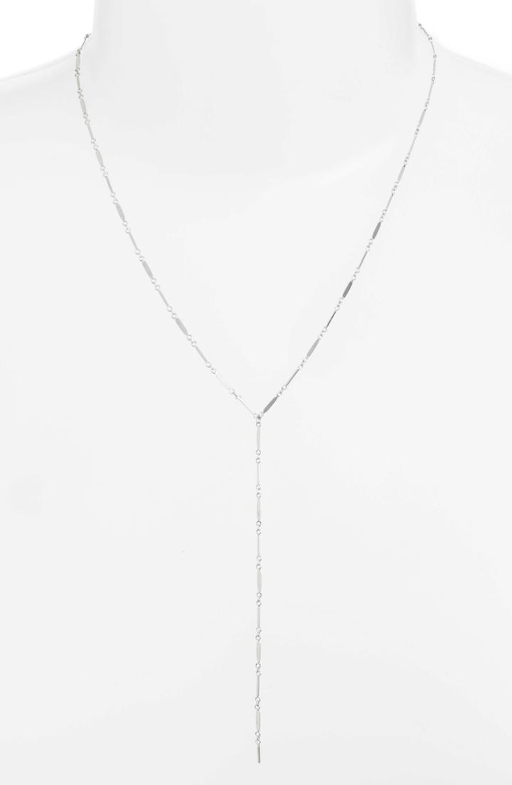 Women's Argento Vivo Mirror Bar Station Y-necklace