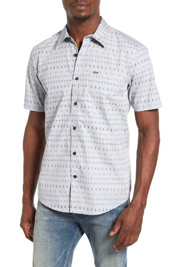 Men's Hurley Print Shop Woven Shirt - Grey