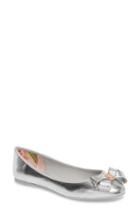 Women's Ted Baker London Immet Ballet Flat M - Metallic