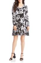 Women's Karen Kane Floral Print Fit & Flare Dress