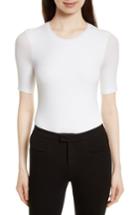 Women's Atm Anthony Thomas Melillo Ribbed Bodysuit - White