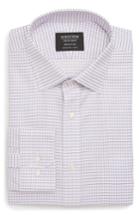 Men's Nordstrom Men's Shop Smartcare(tm) Trim Fit Check Sport Shirt .5 32/33 - Pink
