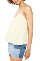 Women's Topshop Rouleau Swing Camisole Us (fits Like 2-4) - Yellow