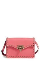 Valentino Garavani Rockstud Leather Crossbody Bag - Pink