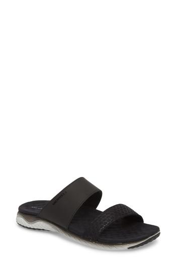 Women's Merrell 1six8 Linna Air Cushion+ Slide Sandal M - Black