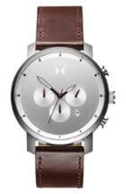 Men's Mvmt Chronograph Leather Strap Watch, 45mm