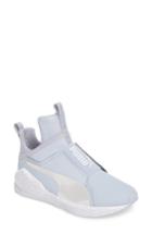 Women's Puma Fierce Bleached High Top Sneaker .5 M - Blue