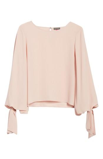 Women's Vince Camuto Tie Cuff Bubble Sleeve Top - Orange