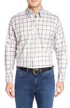 Men's Robert Talbott Anderson Classic Fit Plaid Micro Twill Sport Shirt, Size - Beige