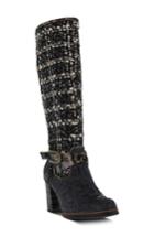 Women's L'artiste Knee High Tweed Boot Us / 35eu - Black