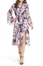 Women's Misa Los Angeles Merce Ruffle Tie Neck Dress - Purple
