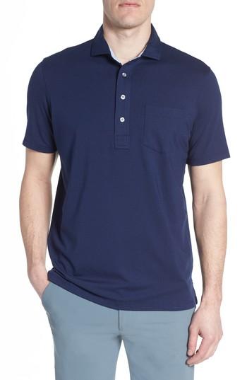 Men's Greyson Apache Ii Polo, Size - Blue