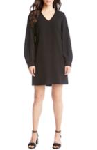 Women's Karen Kane Blouson Sleeve Crepe Dress - Black