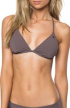 Women's O'neill Salt Water Halter Bikini Top - Grey