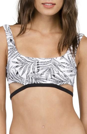 Women's Volcom Leaf Me Alone Bikini Top