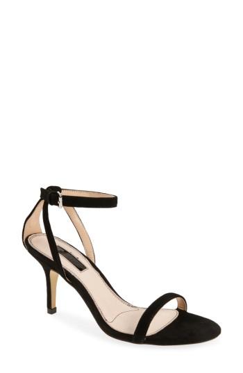 Women's Topshop Reality Two Part Sandal .5us / 36eu - Black
