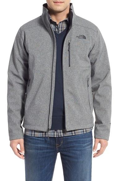 Men's The North Face 'apex Bionic 2' Windproof & Water Resistant Soft Shell Jacket - Grey